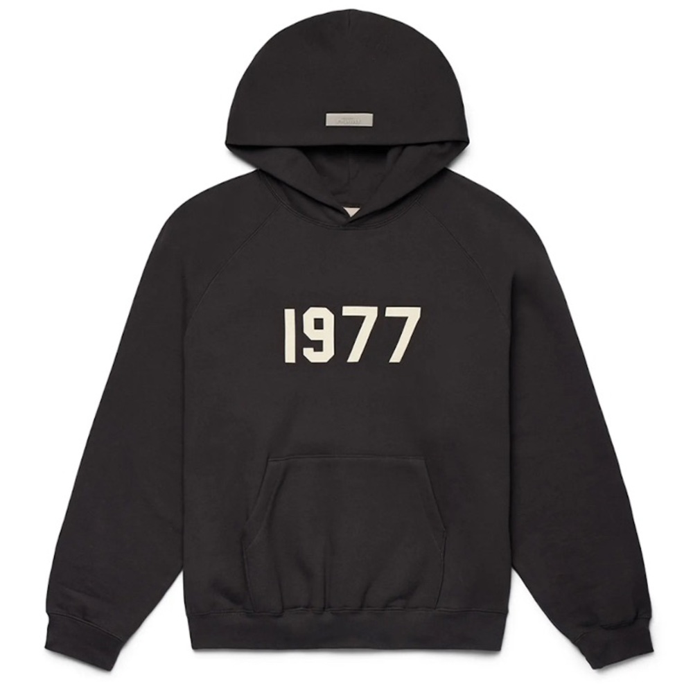 Fear of God Essentials Hoodie 1977 Iron Size M